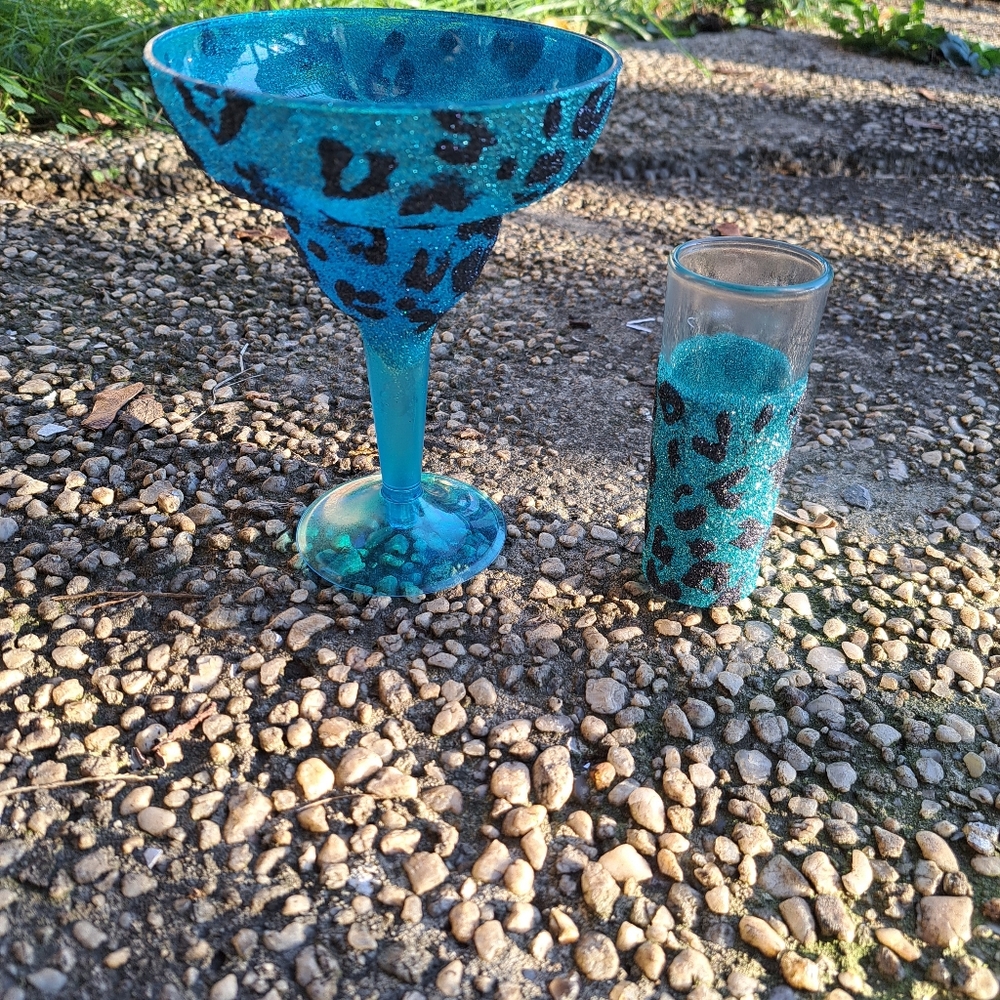Customized Margharita Cup and Shot Glass